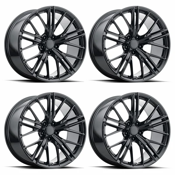 PR194 2017 ZL1 Replica Wheel Set, Gloss Black, 20x10 & 20x112010-2015 Camaro