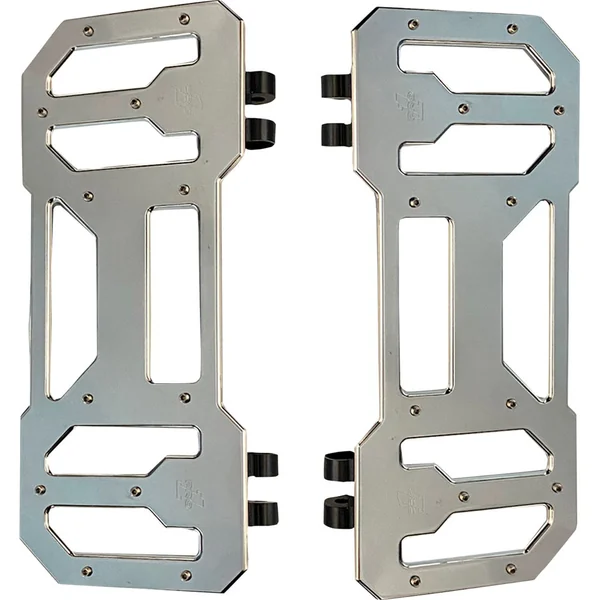 Pro One 12" Billet Floorboards for 1980-2023 Harley Touring - Chrome