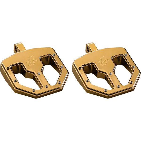 Pro One BMX V1 Foot Pegs for Harley - Gold