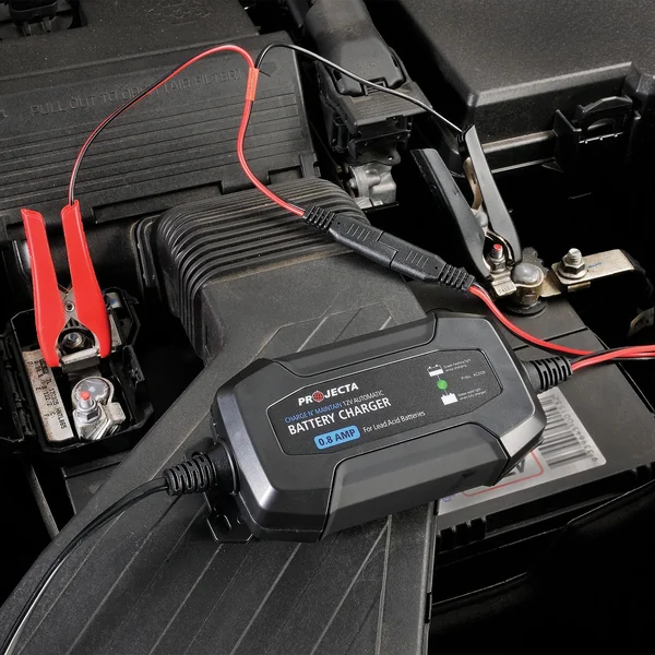 Projecta Battery Charger, 12V, 0.8A, 4 Stage Auto - Image 4
