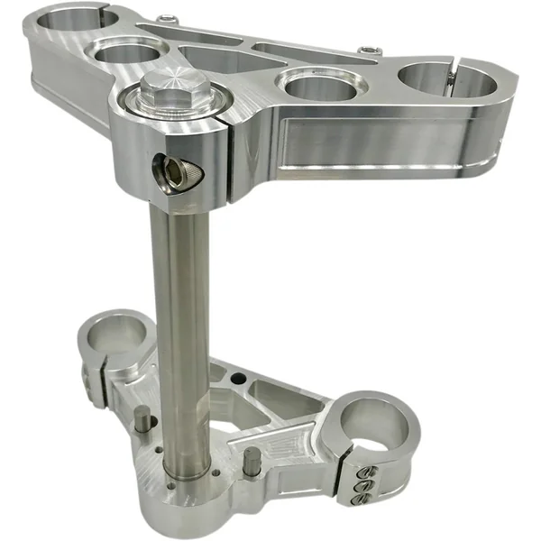 Pro-One 39mm Triple Trees for Harley Dyna & XL Models - Raw - Image 2