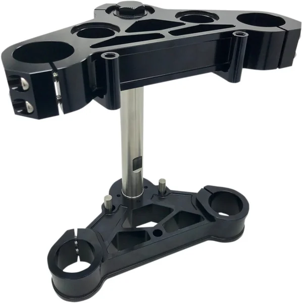 Pro-One 39mm Triple Trees for Harley Dyna/FXR and XL Models - Black