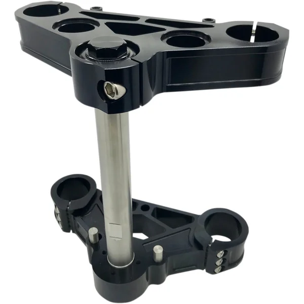 Pro-One 39mm Triple Trees for Harley Dyna/FXR and XL Models - Black - Image 2