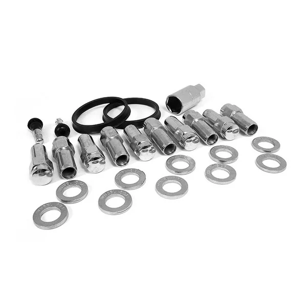 Race Star Shank Closed End Lug Nut Kit, 14mm x 1.5, Set of 10