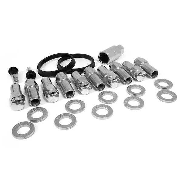 Race Star Shank Open End Lug Nut Kit, 14mm x 1.5, Set of 10