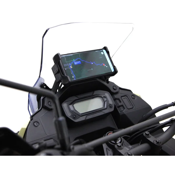 Rally Phone Mount Kit with Wireless Charging Plug-&-Play Harness – Kawasaki KLR650