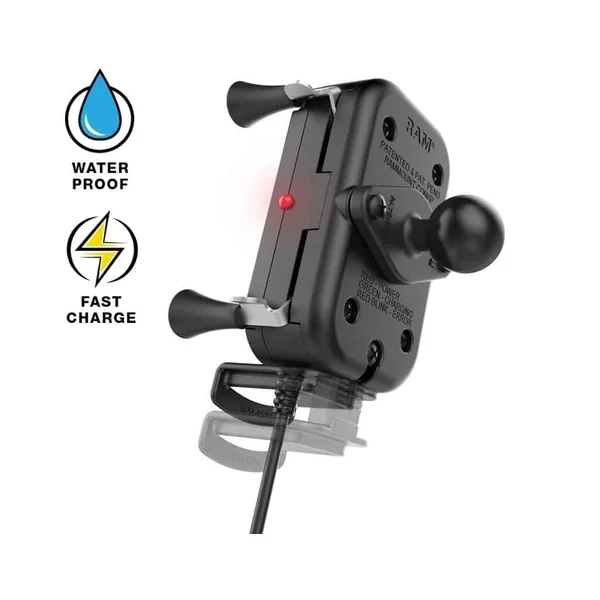 RAM Tough-Charge with X-Grip Tech Waterproof Wireless Charging Holder - Image 3