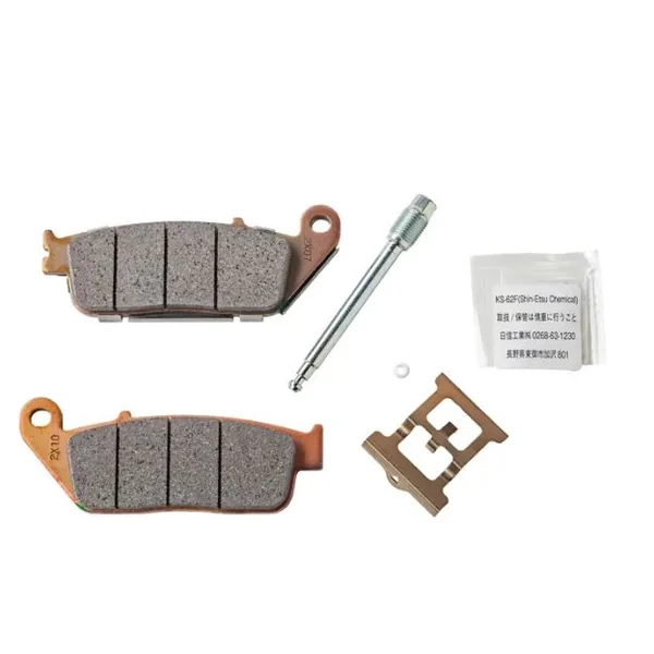 Rear Brake Pad Set for 2 Piston Caliper 2203679 Spring Pin Retainer Insulator 08 – 17
