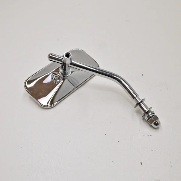 Rectangular Mirror “Early Style” w/ Adjustable Arm - Chrome - Left or Right Side - Fits ALL Harley Davidson Sportster and Big Twin Models - Image 3