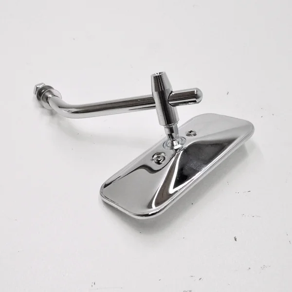Rectangular Mirror “Early Style” w/ Adjustable Arm - Chrome - Left or Right Side - Fits ALL Harley Davidson Sportster and Big Twin Models - Image 4