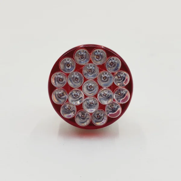 Red LED Motorcycle Brake Light/Tail Light/Turn Signal Bulb w/ 1156 Single Contact Socket for 12 Volt System – 19 LED Cluster 7000 MCD Output – Low Profile 1” OD – Vibration Resistant – SOLD INDIVIDUALLY - Image 4