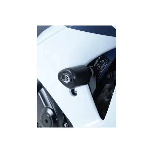 R&G Aero Crash Protectors for Suzuki GSXR1000 K9- [Non-Drill Kit] (White) - Image 3