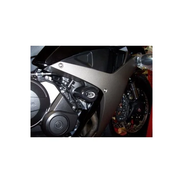 R&G Aero Style Crash Protectors for Honda CBR600RR ’07-’08, White - Image 6