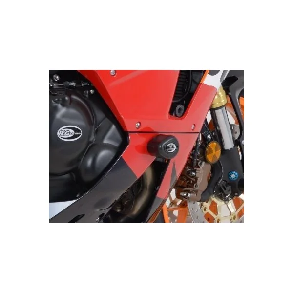 R&G Aero Style Crash Protectors for Honda CBR600RR ’13-’16, White - Image 3