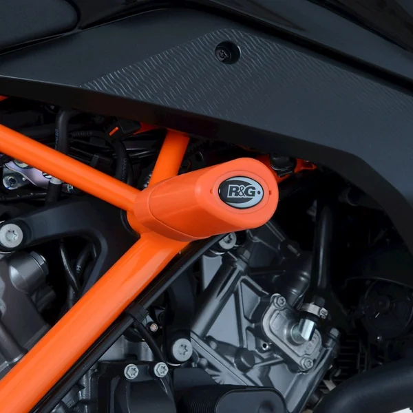 R&G Aero Style Crash Protectors for KTM 1290 Super Duke R ’14-’19 (Orange)