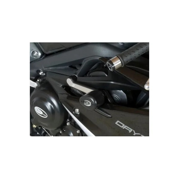 R&G Aero Style Crash Protectors for Triumph Daytona 675 ’13-’16, White (CP0333WH) - Image 2
