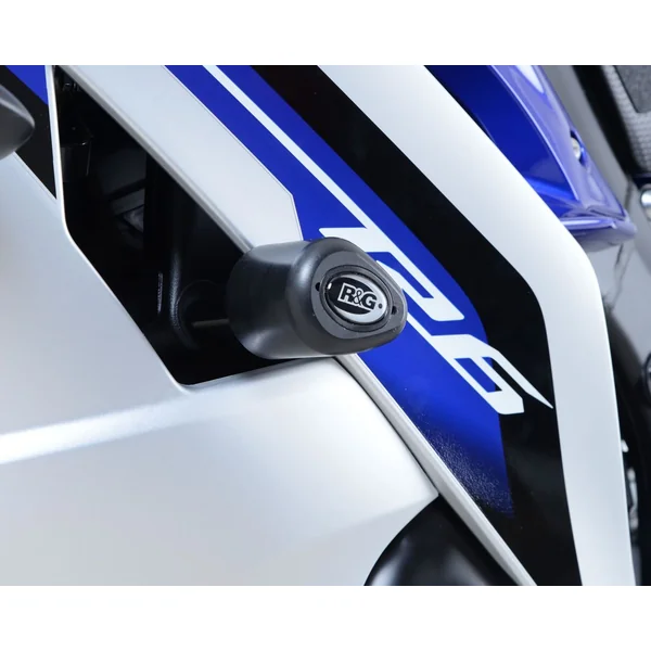 R&G Aero Style Crash Protectors for Yamaha YZF-R6 ’06-’16, White - Image 4