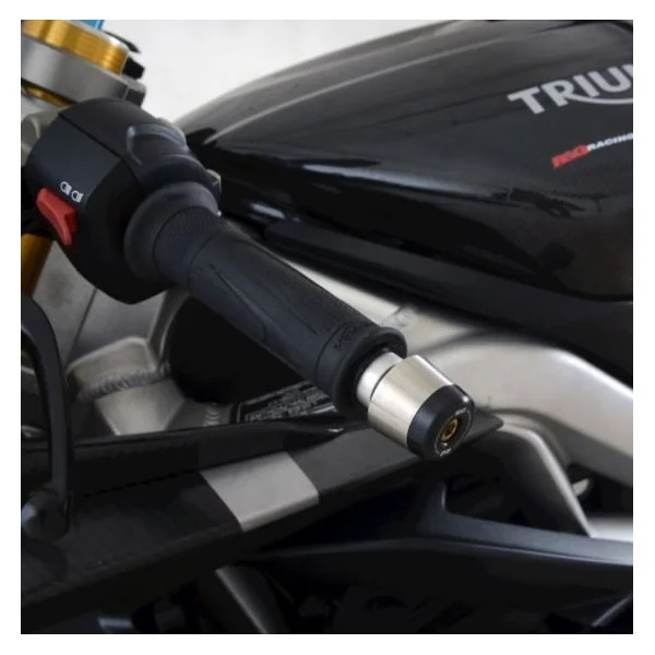 R&G Bar End Sliders for Triumph Daytona Moto2 765 ’20- (Black)