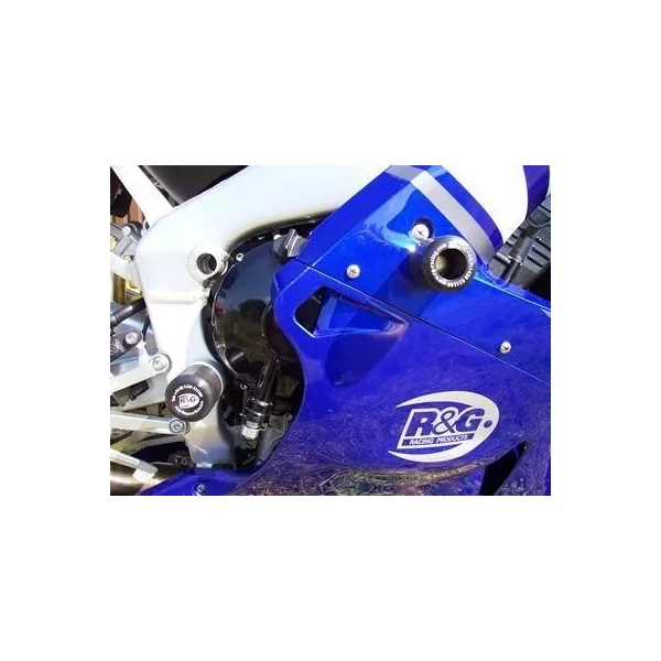 R&G Classic Style Crash Protectors for Yamaha YZF-R1 ’00-’01, White