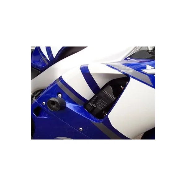 R&G Classic Style Crash Protectors for Yamaha YZF-R1 ’00-’01, White - Image 5
