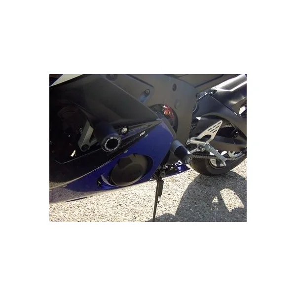 R&G Classic Style Crash Protectors for Yamaha YZF-R6 ’03-’05, White (CP0093WH) - Image 2