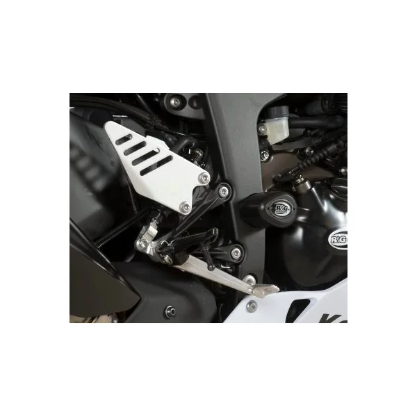 R&G Crash Protectors (Lower) – Aero Style for Kawasaki ZX6R 636 (’13-) (White) - Image 6