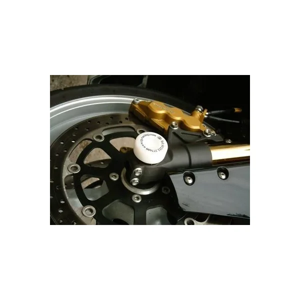 R&G Fork Protectors for Suzuki GSX1300R, TL1000R, GSX-R750, GSX-R1000, GSX-R750, GSX-R600 (White) - Image 3