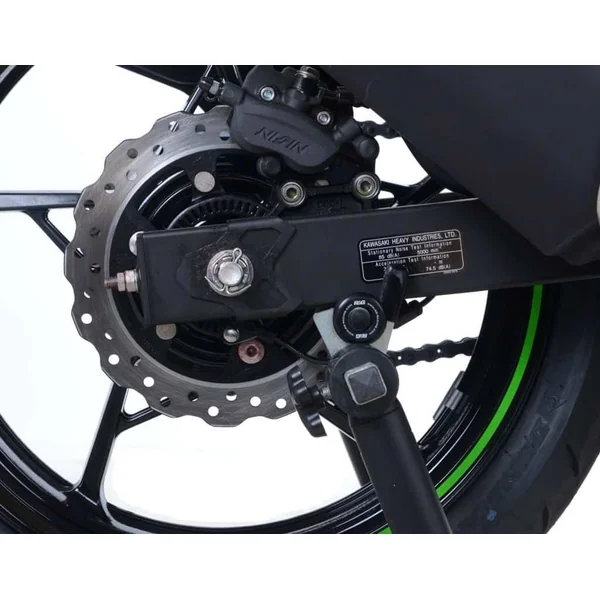 R&G Racing Cotton Reel Swingarm Spools for Kawasaki Ninja 400 ’18-’19 | Black or White