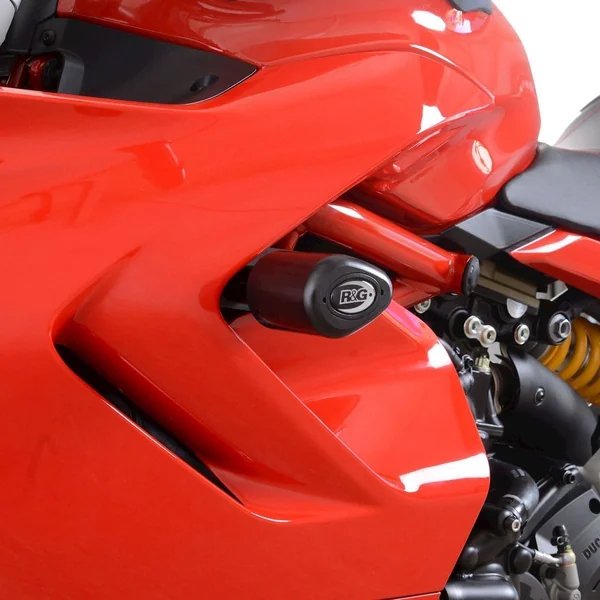 R&G Racing Crash Protectors – Aero Style for the Ducati Supersport 950 (S) ’21- (No-cut Kit) | Black - Image 2