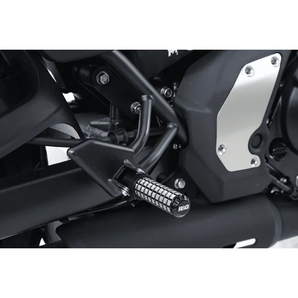 R&G Racing Pillion Pegs For Kawasaki Vulcan S / Cafe ’15-’19 | Black | Silver