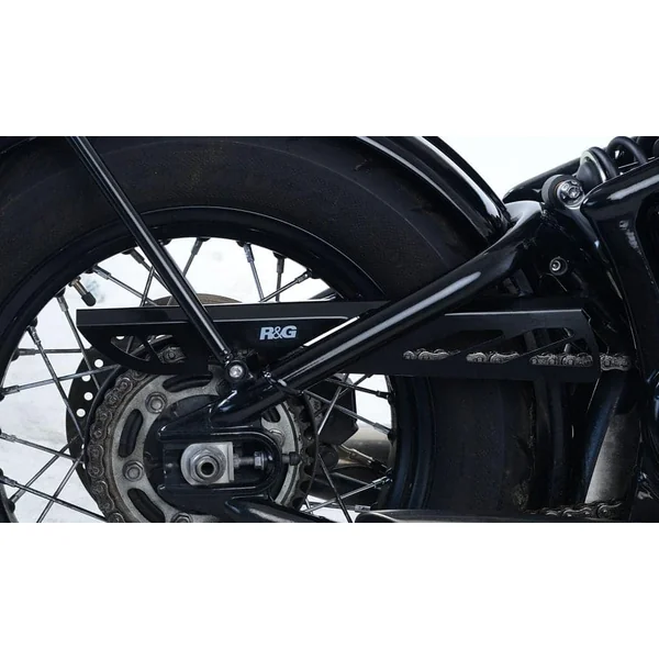 R&G Racing Stainless Steel Chain Guard for Triumph Bonneville Bobber - Image 2