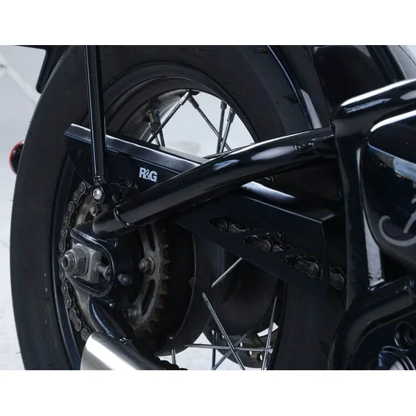 R&G Racing Stainless Steel Chain Guard for Triumph Bonneville Bobber - Image 3