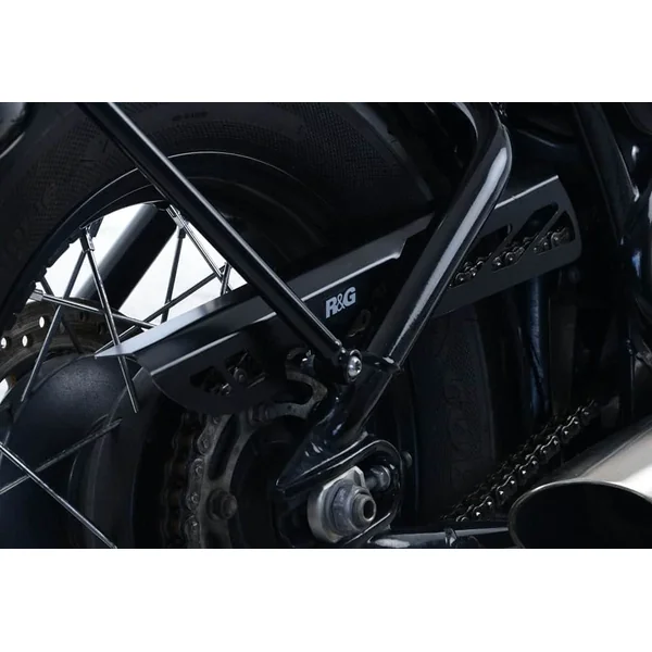 R&G Racing Stainless Steel Chain Guard for Triumph Bonneville Bobber - Image 4