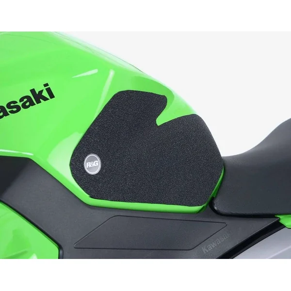 R&G Racing Tank Traction Grips Kawasaki Ninja 400 ’18-’19 | Black or Clear