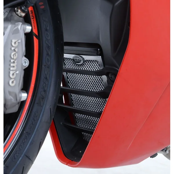 R&G Radiator Guard and Oil Cooler Guard Kit for Ducati SuperSport ’17-’20, SuperSport 950 ’21-’23, SuperSport 950 S ’21-’23 & SS S ’17-’20 - Image 3