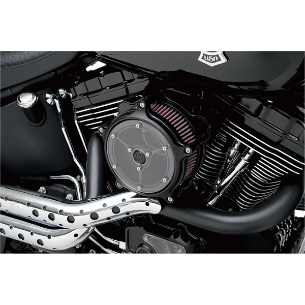 Roland Sands Clarity Air Cleaner for 1999-2017 Harley Twin Cam Cable Throttle - Black Ops - Image 2