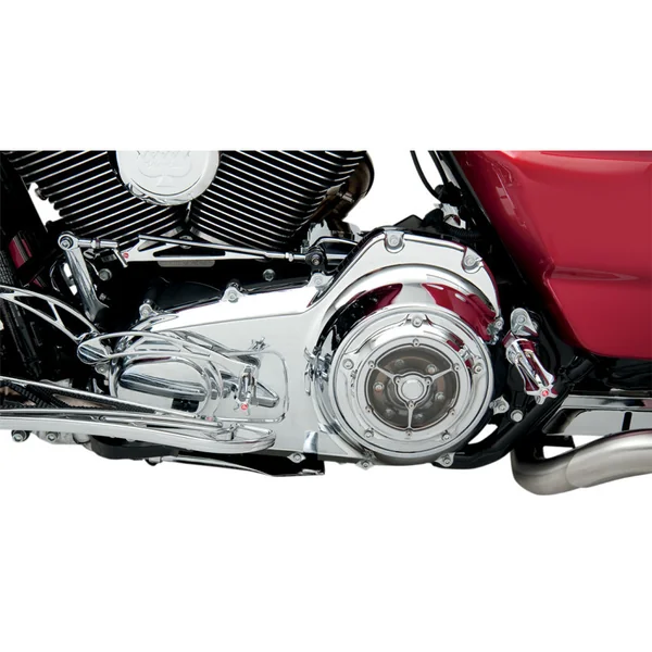 Roland Sands Clarity Derby Cover for 1999-2018 Harley Big Twin - Chrome - Image 2