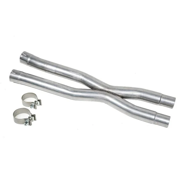 Roush 2.5" Resonator Delete X-Pipe, Stainless Steel2015-2026 Ford Mustang GT