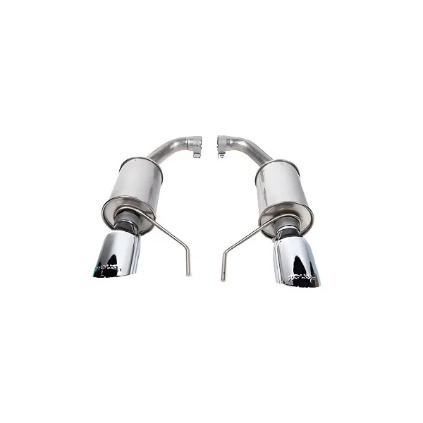 Roush Axle-Back Exhaust w/ 4" Rounded Polished Tips2015-2023 2.3L EcoBoost & 3.7L V6