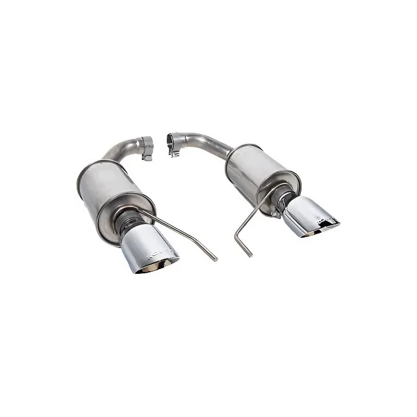 Roush Axle-Back Exhaust w/ 4" Rounded Polished Tips2015-2023 2.3L EcoBoost & 3.7L V6 - Image 2