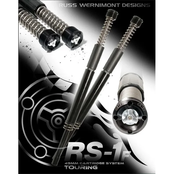 Russ Wernimont RS-1F Front Cartridge Kit 49mm for 2017-2025 Harley Touring - Image 7