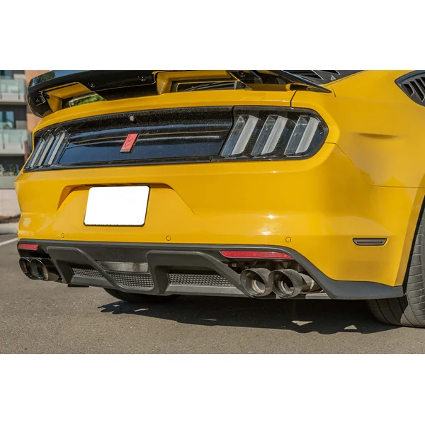 S550 Mustang GT350-Style Quad Tip Rear Bumper Diffuser Conversion Kit2015-2017 Ford Mustang - Image 3
