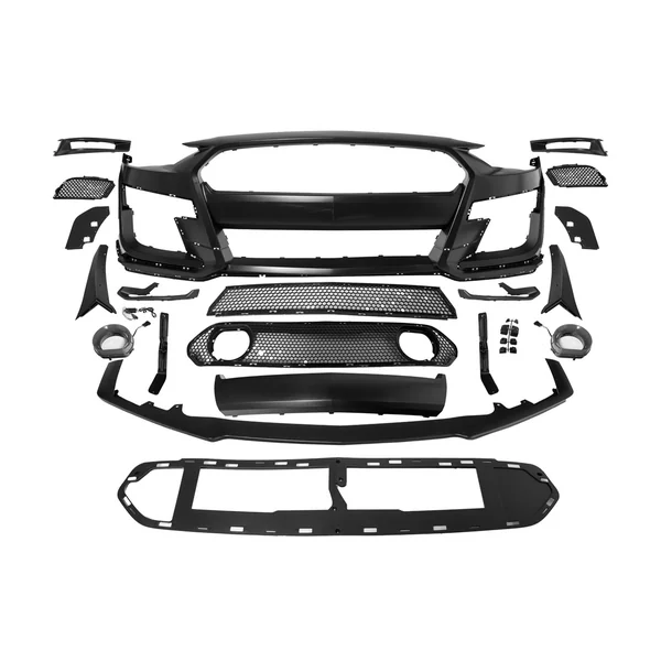S550 Mustang GT500-Style Front Bumper Conversion Kit w/ LED Grille Kit2018-2023 Ford Mustang - Image 3
