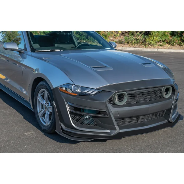 S550 Mustang GT500-Style Front Bumper Conversion Kit w/ LED Grille Kit2018-2023 Ford Mustang - Image 5