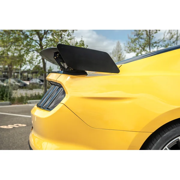 S550 Mustang GT500-Style Track Package Rear High Wing Spoiler, Gloss Black2015-2023 Ford Mustang - Image 8