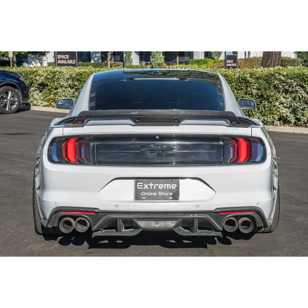 S550 Mustang GT500-Style Track Package Rear Wickerbill Spoiler, Carbon Fiber2015-2023 Ford Mustang - Image 5