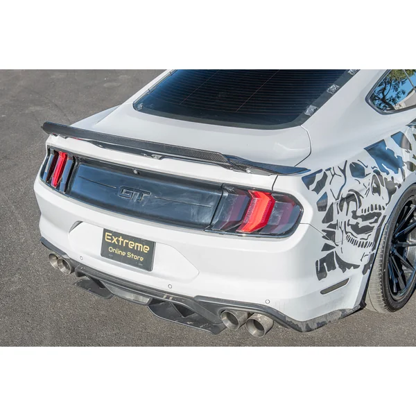 S550 Mustang GT500-Style Track Package Rear Wickerbill Spoiler, Carbon Fiber2015-2023 Ford Mustang - Image 6