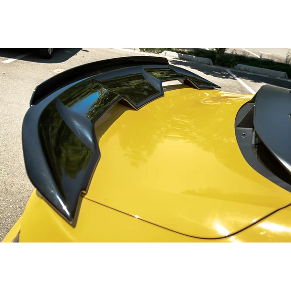 S550 Mustang GT500-Style Track Package Rear Wickerbill Spoiler, Unpainted2015-2023 Ford Mustang