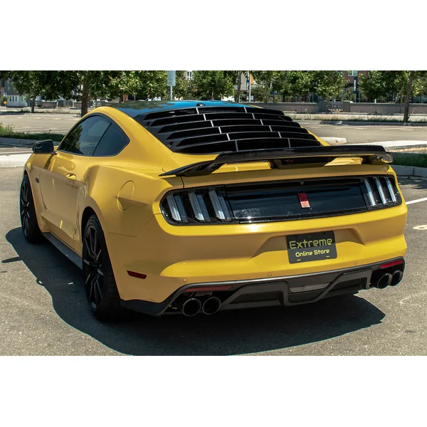 S550 Mustang GT500-Style Track Package Rear Wickerbill Spoiler, Unpainted2015-2023 Ford Mustang - Image 6