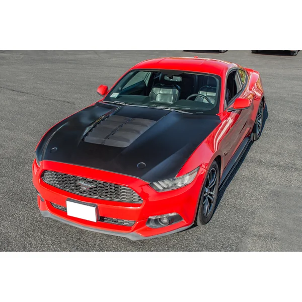 S550 Mustang GT500-Style Vented Hood2015-2017 Ford Mustang - Image 3